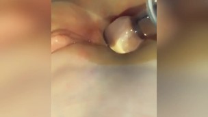 Fucking my ass and showing how wet I am