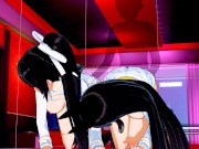 Azur Lane - Atago and Takao 3D Hentai Threesome 14/16