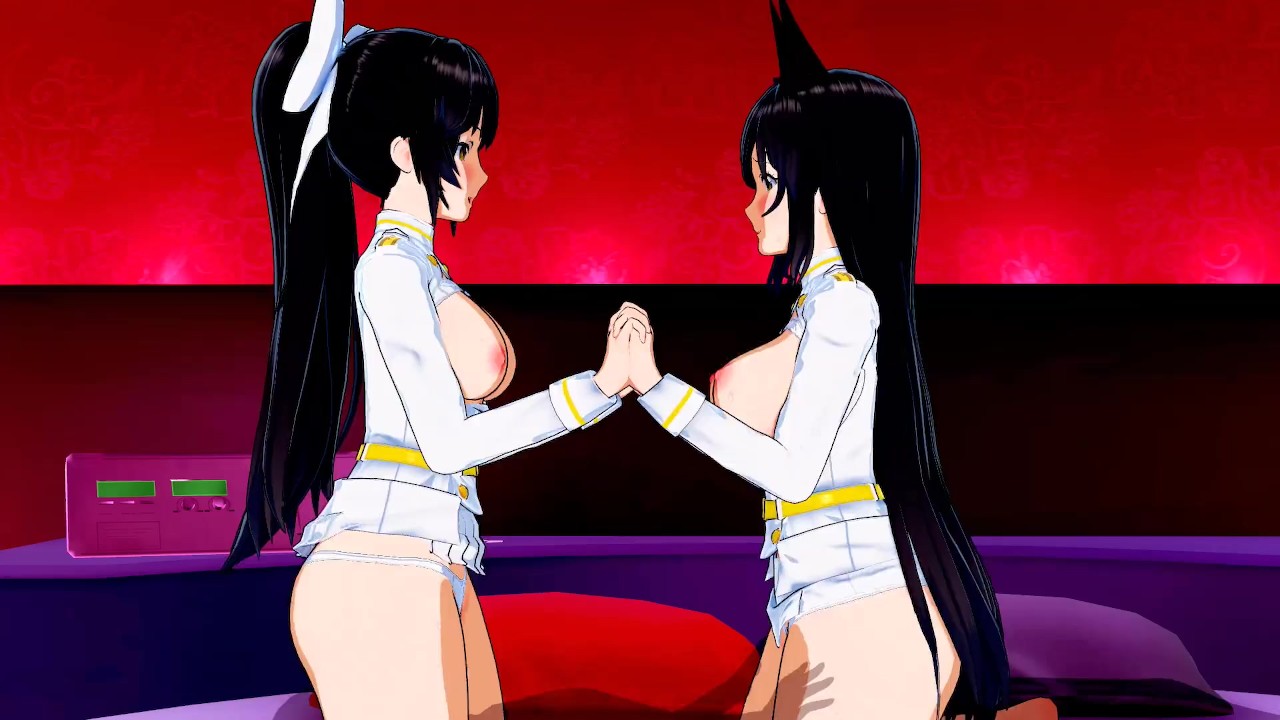 Azur Lane - Atago and Takao 3D Hentai Threesome - Free Sex Video - RedTube