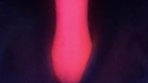 wett pussy swollows glow vibrator