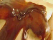BBQ Sauce on Titties : Food Porn