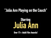 Busty Cougar Julia Ann Finger Fucks Herself In Foxy Fishnets 1/16