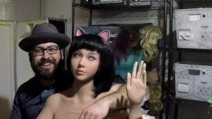 Jinsan WM head 56 with Kitty Cat Wig