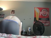 Strip and big cumshot on my chest 1/16