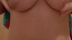 BBW Plays with huge tits and big ass
