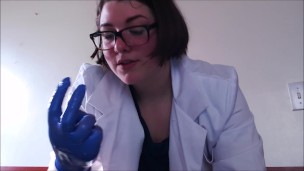 Dr. Emp checks and milks your prostate Quickie