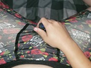 (uncut) Playing with my new toy and moaning loud before work