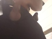 Jacking off in a Burger King rest room