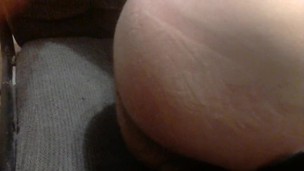Non-Op Transgirl Playing with Butt and MTF Clit (No Cum/No Sound)