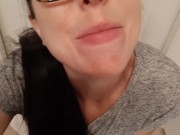 Soaking a Fleece Blanket In My Piss 15/16