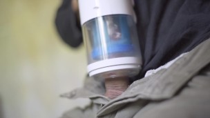 Robot Sex Machine. Robotic Fleshlight. Male sex toy blowjob machine slow mo