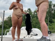 Setting Up Before and After The Camera Rolls - Random Missy and George Clip 11/16