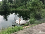 Setting Up Before and After The Camera Rolls - Random Missy and George Clip 16/16