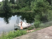 Setting Up Before and After The Camera Rolls - Random Missy and George Clip 3/16