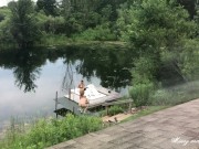 Setting Up Before and After The Camera Rolls - Random Missy and George Clip 4/16