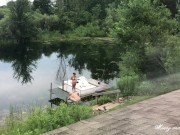 Setting Up Before and After The Camera Rolls - Random Missy and George Clip 5/16