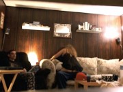 Sit there and watch while I ride this big black cock 10/16