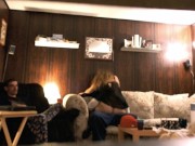 Sit there and watch while I ride this big black cock 7/16