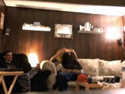 Sit there and watch while I ride this big black cock 8/16