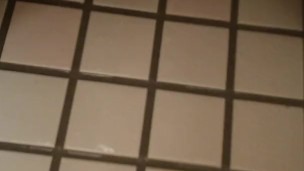Peeing in the bathroom