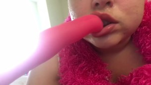 femboy drools and chokes on cock (clip from paid)