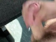Masturbating on coach bus