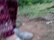 Changing My Dirty Pee Panties In Public 16/16