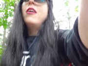 Sat On A Log And Peed My Panties 13/16