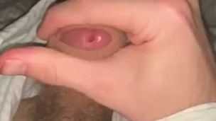 Hairy Hot Young 21 Year Old Jerking Soft Cock POV