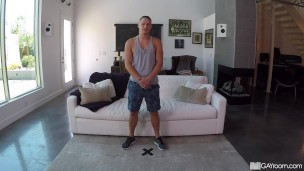 He Wants To Be A Pornstar! Blue Eyed Hunk Is Eager To Start His New Career