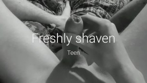 Freshly shaven