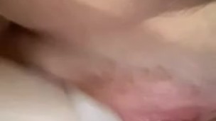 Up close dildo use