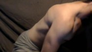 Gay man humping bed Stroking and humping until i cum