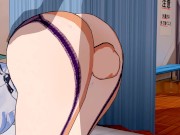 Highschool of the Dead - Saeko Busujima Doggystyle Hentai 5/16