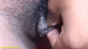bbw african outdoor bdsm lesson