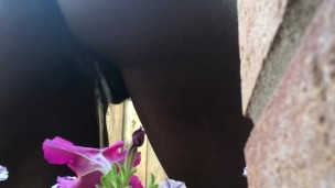 PEE DESPERATION TO WATER THE FLOWERS! (PREVIEW)