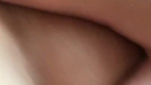 Rubbing my clit to orgasm while watching porn