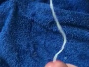 Slow motion cum shot