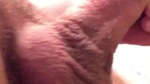 Cock, balls and taint twitching and throbbing while cumming
