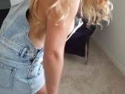 POV fuck and cum on a cute little blonde girl. 3/16