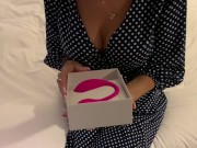 public Masturbation with lovens (LUSH)in the nightclub and in the Parking 1/16