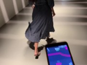 public Masturbation with lovens (LUSH)in the nightclub and in the Parking 12/16