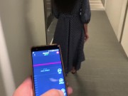 public Masturbation with lovens (LUSH)in the nightclub and in the Parking 5/16