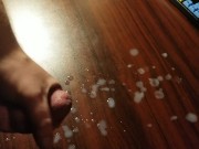 Late night jerkoff & cum