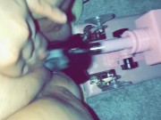 First time creaming on my BBC dildo