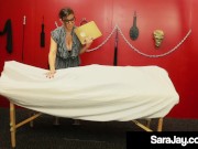 Interracial Queen Sara Jay Fucks & Milks a Big Black Cock! 2/16