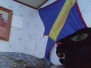 Masked pervert strokes cock solo, send me your video requests. 