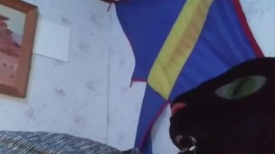 Masked pervert strokes cock solo, send me your video requests. 