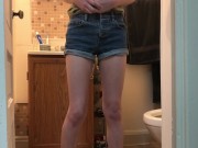 Girlfriend pees herself
