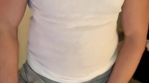 Showing Off Hung Cock In Gym Shorts